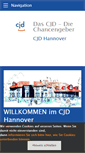 Mobile Screenshot of cjd-hannover.de